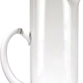 12" Clear Mouth Blown Lead Free Crystal Glass Pitcher