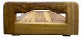 29"W Natural Teak Bath Tray and Seat with Handles