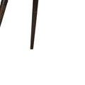 72" Dark Brown Solid Wood Dining Table