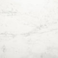 48" White And Black Rounded Marble And Metal Pedestal Base Dining Table