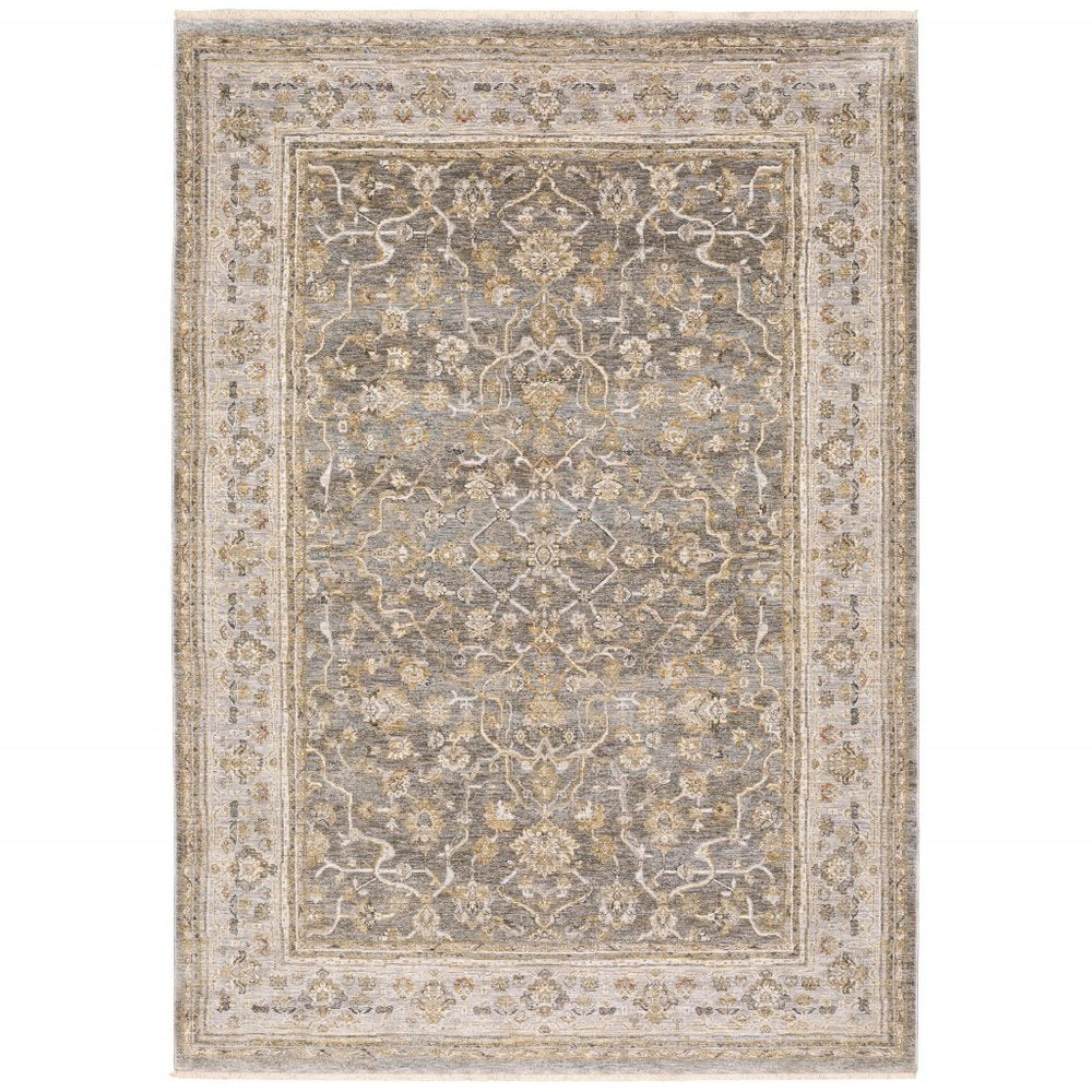 2' X 3' Beige And Ivory Area Rug