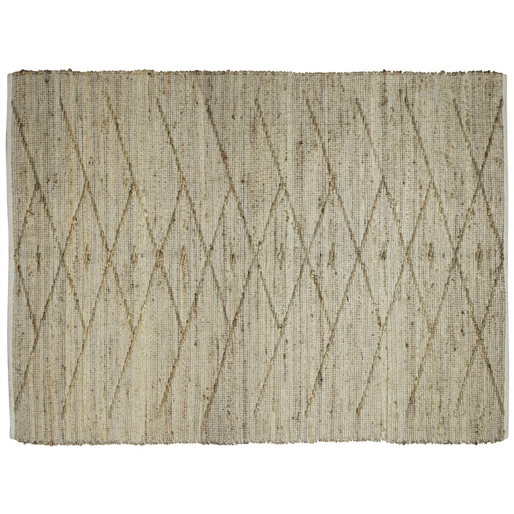 4' X 6' Beige Area Rug