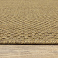 8' Tan Indoor Outdoor Runner Rug