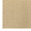 8' Beige Indoor Outdoor Runner Rug