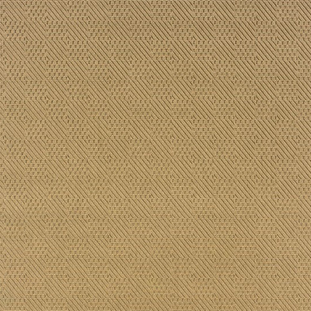 6' X 9' Beige Indoor Outdoor Area Rug