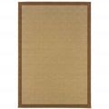 8' X 13' Beige Indoor Outdoor Area Rug