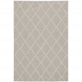 3' X 5' Gray And Ivory Indoor Outdoor Area Rug