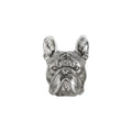 Set of Two 6" Silver Metal Dog Decorative Bookends