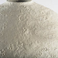 23" White Cylinder Ceramic Floor Vase