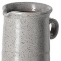 12" Gray Cylinder Ceramic Urns Jars