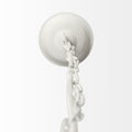 Whitewash Beaded Ball Hanging Pendent Light