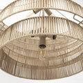 Light Brown Six Tier Hanging Chandelier