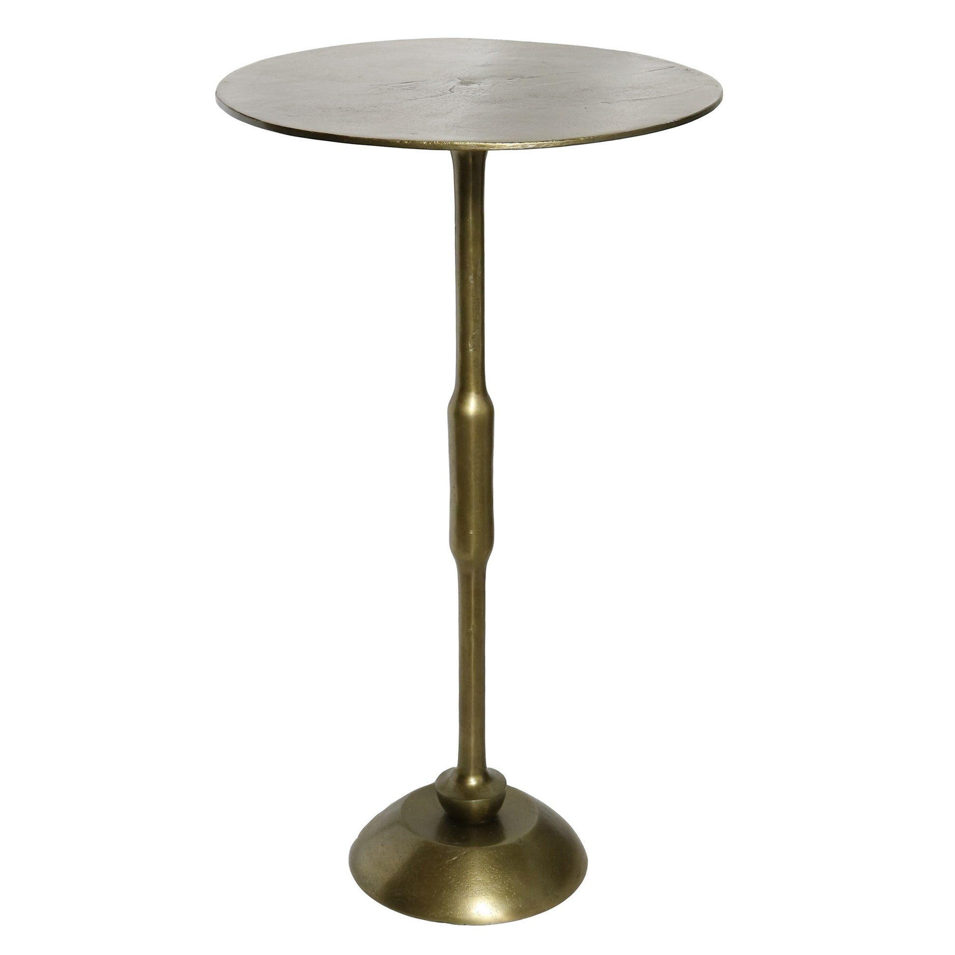 Brass Iron Round End Table – High-End Furniture