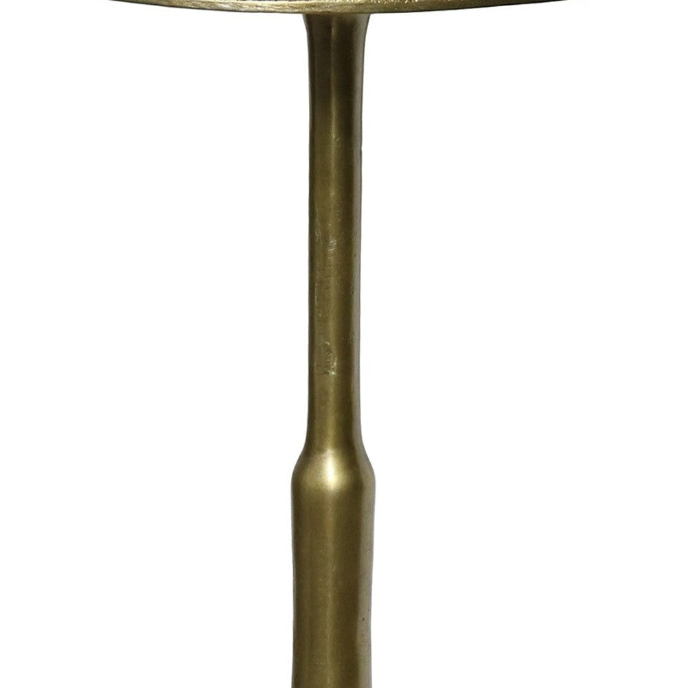 Brass Iron Round End Table – High-End Furniture