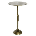 Brass Iron Round End Table – High-End Furniture