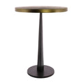 Distressed Iron End Table - Antique Bronze