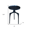 16" Dark Blue Aluminum and Steel