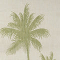5' X 7' Beige And Green Palm Tree Indoor Outdoor Area Rug