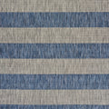 8' X 10' Blue And Gray Indoor Outdoor Area Rug