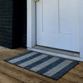 8' X 10' Blue And Gray Indoor Outdoor Area Rug