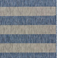 8' X 10' Blue And Gray Indoor Outdoor Area Rug