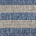 8' X 10' Blue And Gray Indoor Outdoor Area Rug