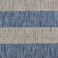 8' X 10' Blue And Gray Indoor Outdoor Area Rug