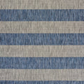 8' X 10' Blue And Gray Indoor Outdoor Area Rug