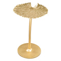 Elegant Gold End Table - Aluminum Accent