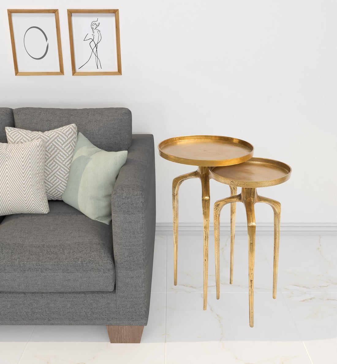 Gold Nested Tables - High-End Design