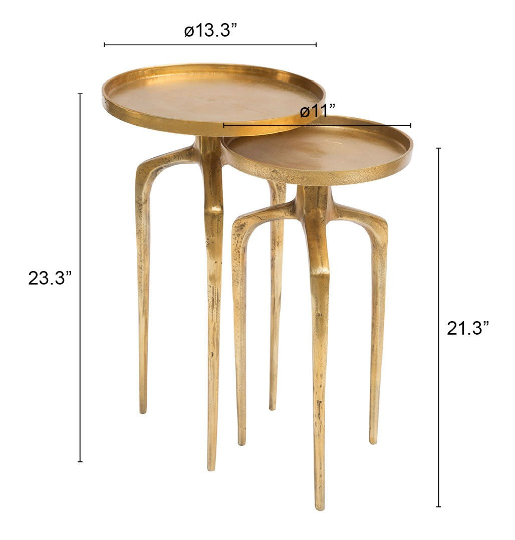 Gold Nested Tables - High-End Design