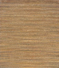 8' X 10' Brown Braided Jute Area Rug