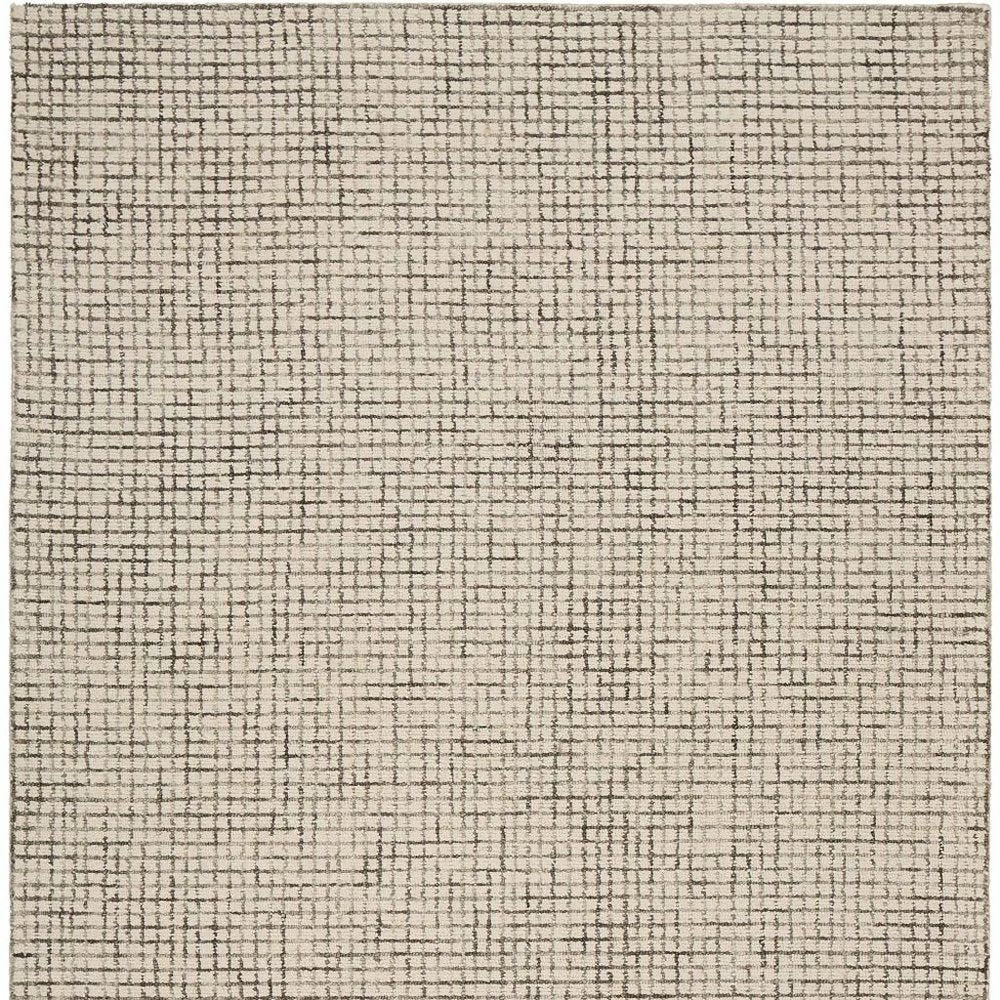 8' X 10' Tan Wool Hand Loomed Area Rug