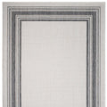 3' X 5' Gray Indoor Outdoor Area Rug