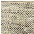 2' X 5' Tan And Gray Jute Hand Woven Area Rug