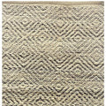 2' X 5' Tan And Gray Jute Hand Woven Area Rug