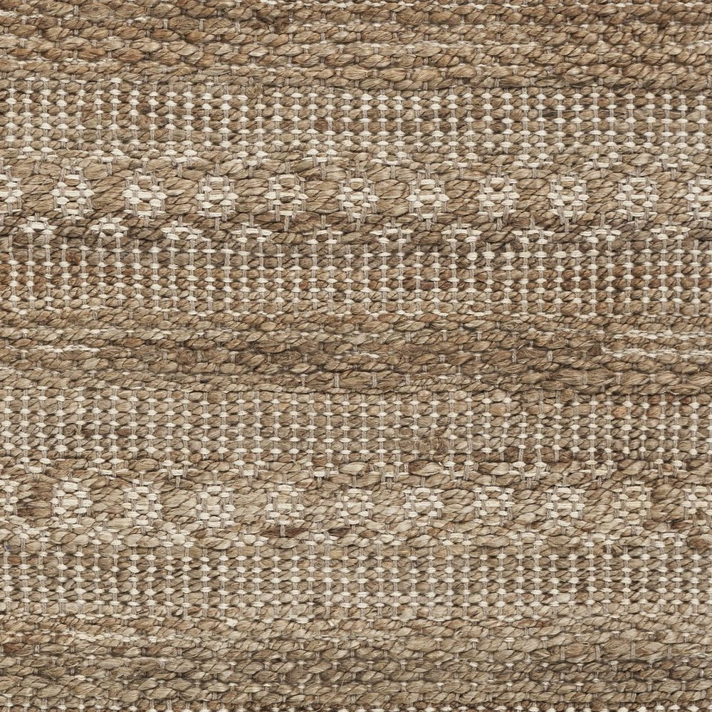 3' X 4' Natural Jute Hand Woven Area Rug
