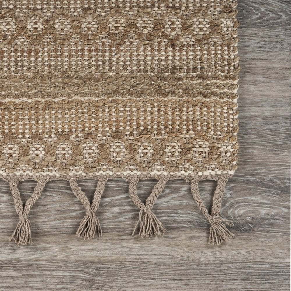 3' X 4' Natural Jute Hand Woven Area Rug