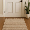 3' X 4' Natural Jute Hand Woven Area Rug