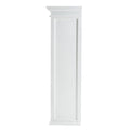 White Solid Wood Adjustable Two Tier Bookcase