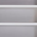 75" White Solid Wood Four Tier Bookcase