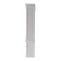 71" White Solid Wood Frame Dining Hutch With Multiple Shelves And Three Drawers