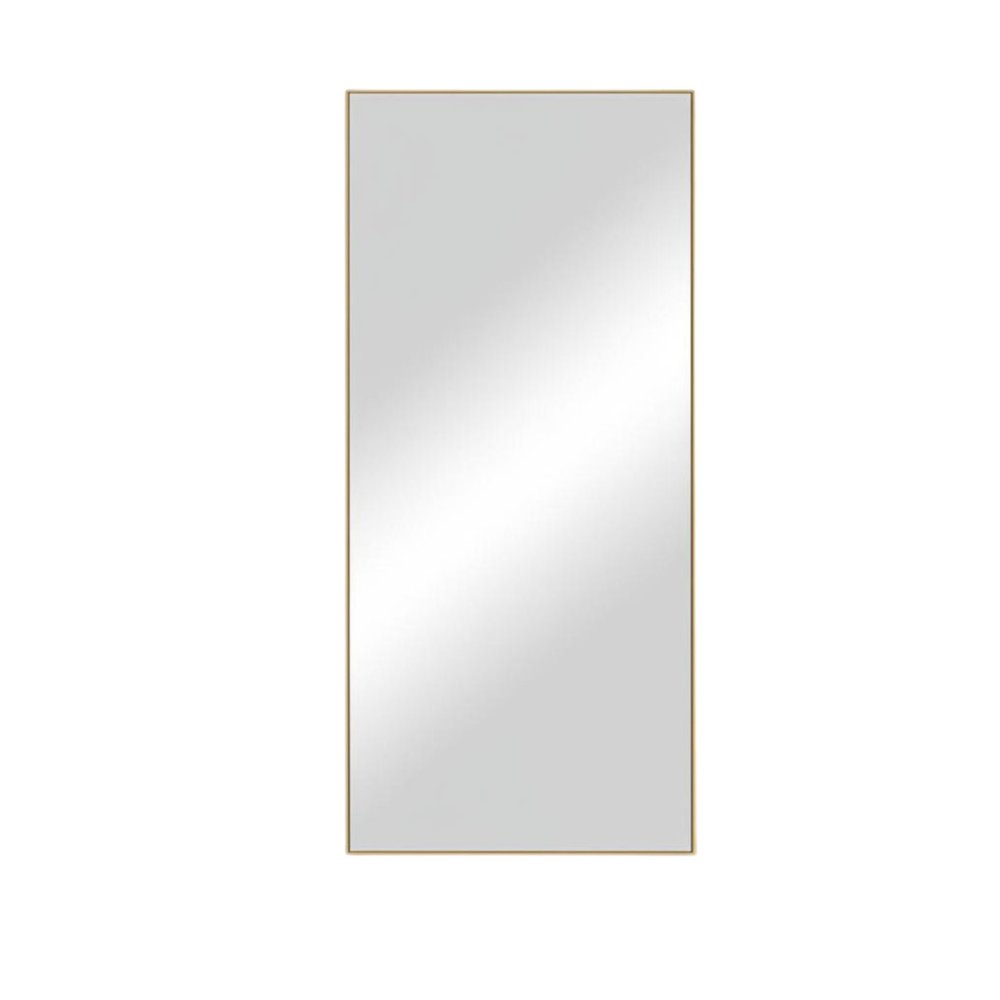 47" Gold Metal Accent Mirror