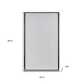 Jumbo Minimal Black Bathroom Vanity Mirror