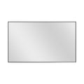 Jumbo Minimal Black Bathroom Vanity Mirror