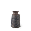 7" Brown Abstract Cylinder Ceramic Table Vase