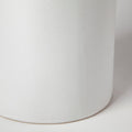18" Black And White Abstract Cylinder Ceramic Table Vase