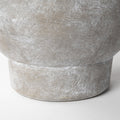 7" Brown Abstract Cylinder Ceramic Table Vase
