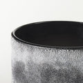 6" Brown And Black Abstract Cylinder Ceramic Table Vase