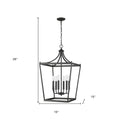 Kennedy 6-Light Matte Black Pendant